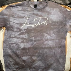 LeDon Type1 Custom bleached tshirt One of One. (Unisex)